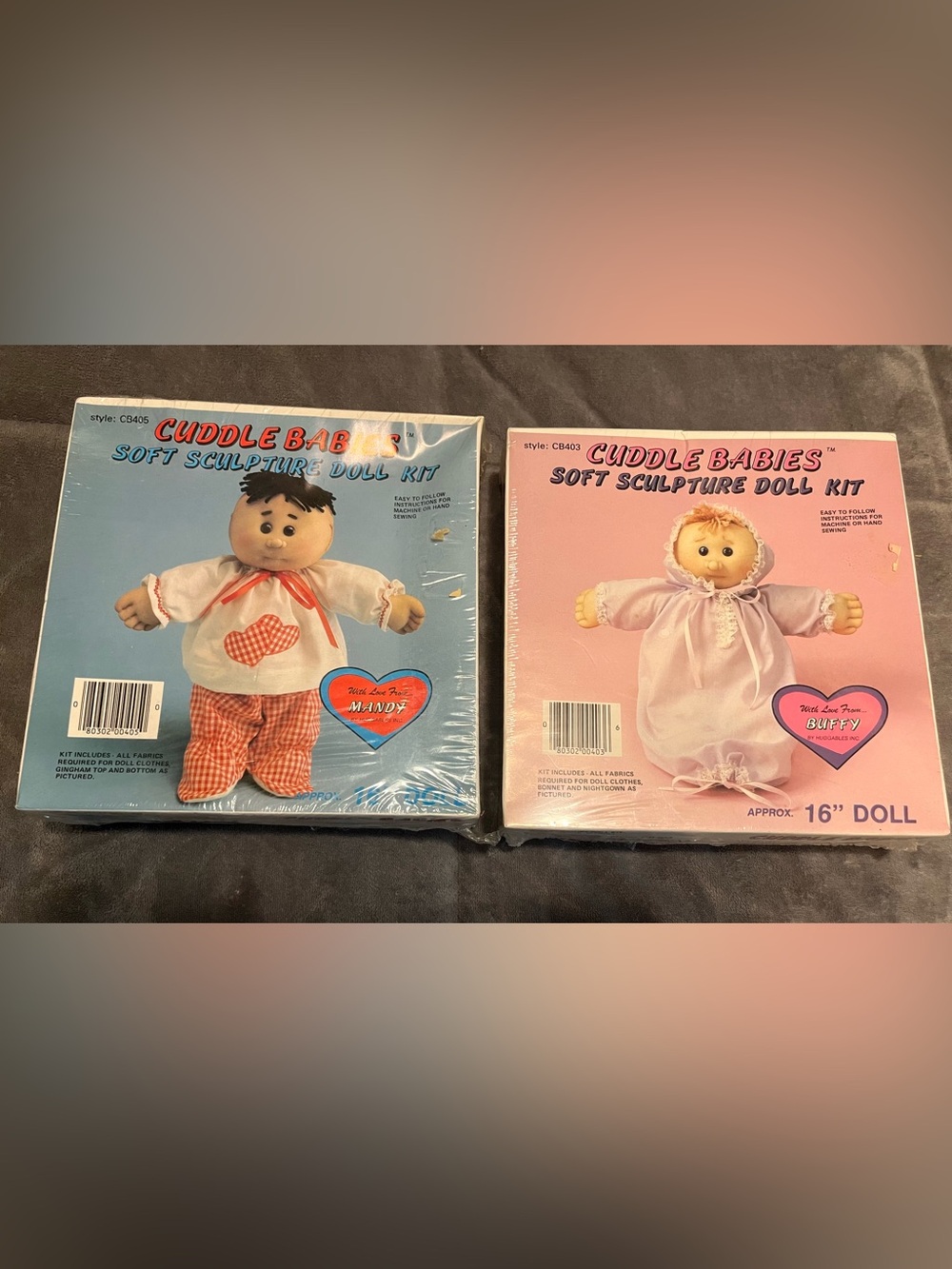 Cuddle Babies Soft Sculpture Doll Kits